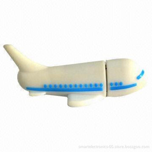 Airplane-shaped USB Flash Drives, 64MB-128GB Capacity